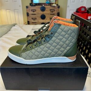 Diesel Diamond Tarmac Sneakers with Orange Lining